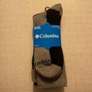 New Columbia Wool Blend Crew Socks